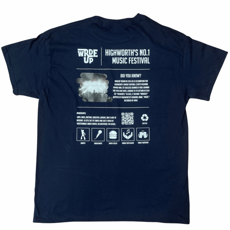 WRDE UP Tee - BACK