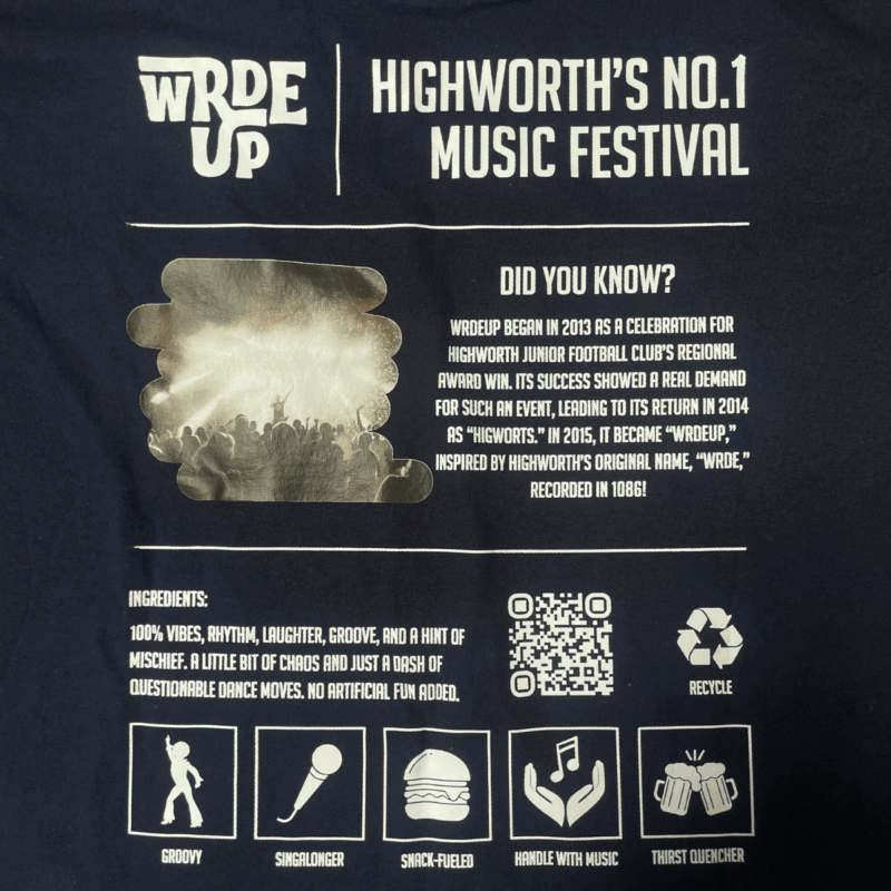 WRDE UP Tee - BACK Close